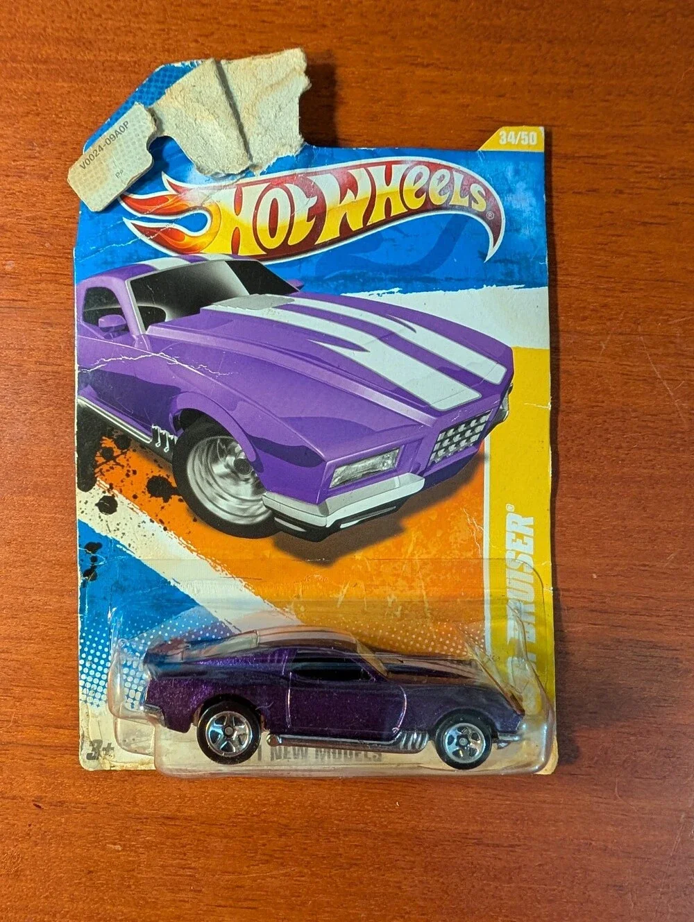 Hot Wheels 2011 New Models Purple Cruiser Toy Car.